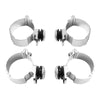 Harley Softail Street Bob Low Rider 49mm Windshield Clamps (2018-2024)