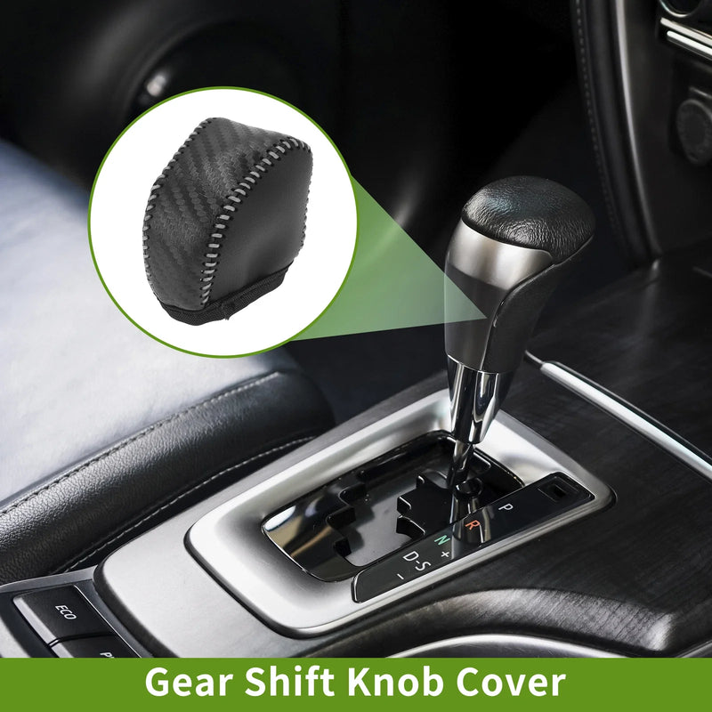 Lexus NX250 2022-2023 Black Carbon Fiber Car Gear Shift Knob Cover