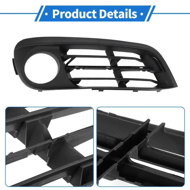 BMW 528i Black 1 Pc Front Right Fog Light Grill (2015 - 2016)