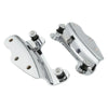 Harley Touring Chrome Sissy Bar Rack Backrest Docking Kit (2009-2013)