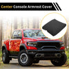 Dodge Ram Microfiber Leather Square Pattern Black Armrest Cover
