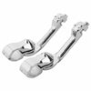 Harley 1 1/4" 32mm Long Angled Highway Bar Footpegs Mount