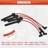 MINI Cooper R50 R52 4pcs Spark Plug Wire Ignition Coil Cable (2002-2008)