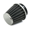 44mm Inlet Dia Air Intake Filter Cleaner with Adjustable Clamp Car/Motorcycle