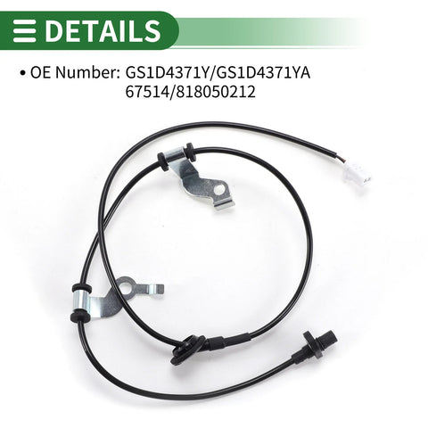 Mazda 6 ABS Wheel Speed Sensor (2008-2011)
