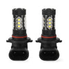 Car 2 x White H10 9140 9145 High Power 80W LED Fog Light Bulbs (2010-2023)