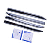 4 x Universal Car SUV Front Door Side Fender Trim Strip Covers Emblems