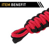 Jeep Wrangler TJ JK JKU (2007-2018) Black Red 2 x Door Limiting Straps
