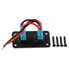 Car RV Truck 12V Blue LED 2 x Rocker Toggle Switch Panel