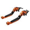 Suzuki GSXR600 GSXR750 GSXR1000 Orange Extendable Brake Clutch Levers (06-10)