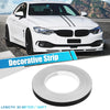 Car Motorcycle 0.5" Width 164ft Length Decorative Strips Waterproof Black