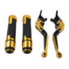 Suzuki DL1000 Gold Extendable Brake Clutch Levers & Handlebar Grips (2002-2023)