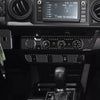 Toyota Tacoma Carbon Fiber Center Console Control Button Cover Trim (2016-2023)
