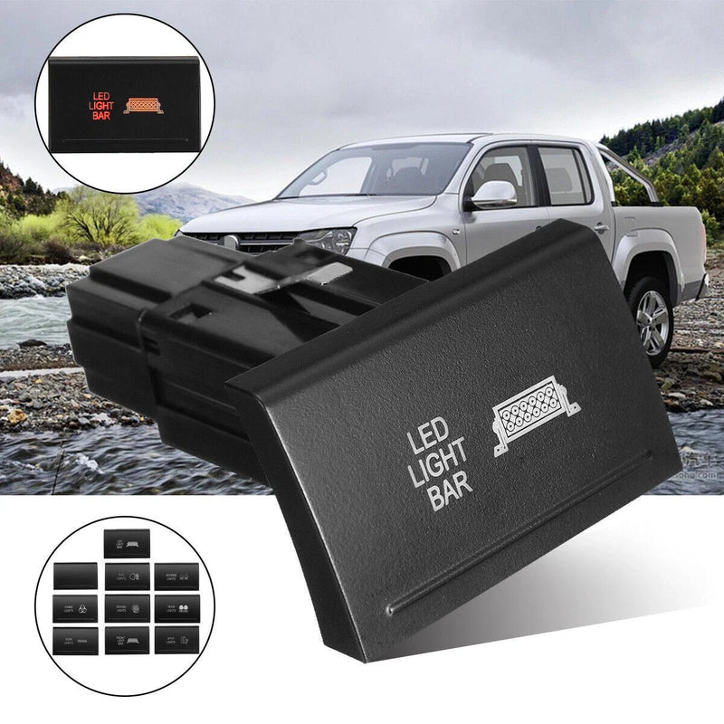 Amarok Top / Upper / Push Button Switch LED Work Rear Spot Reverse Light Bar