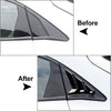 Honda Civic Hatchback Rear Side Vent Window Louvers (2016-2021)