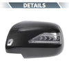 Lexus RX330 RX350 Rearview Mirror Cover Overlay 2 x Black Carbon Fiber (2003)