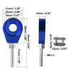 Honda 12mm Motorcycle Chain Axle Adjuster Tensioner 4pcs Blue