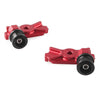 Kawasaki Ninja 250 300 Red CNC Swingarm Spool Adapters (2013-2023)