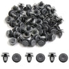 Honda 50 x Gray Plastic Car Rivets Bumper Retainer Clips 9mm