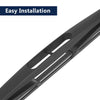 Chevrolet TrailBlazer Rear Windshield Wiper Blade Arm Set 345mm (2006-2009)