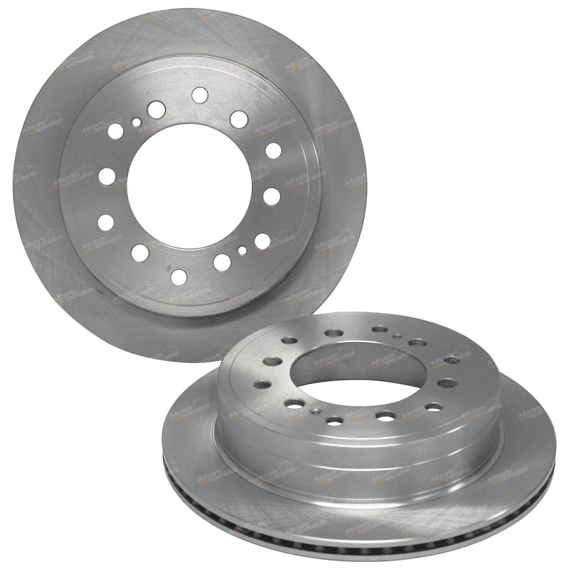 Toyota Landcruiser Prado KDJ121 KDJ125 2 x Rear Rotors (2002–2005)