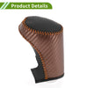 Chevrolet Malibu Brown Carbon Fiber Black Gear Shift Knob Cover