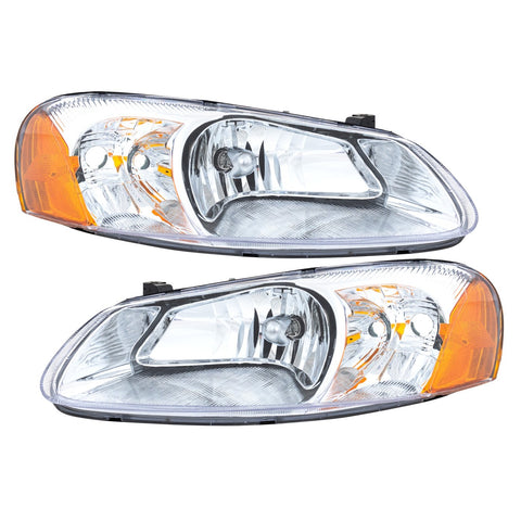 Headlight Set For 01-06 Dodge Stratus 01-03 Chrysler