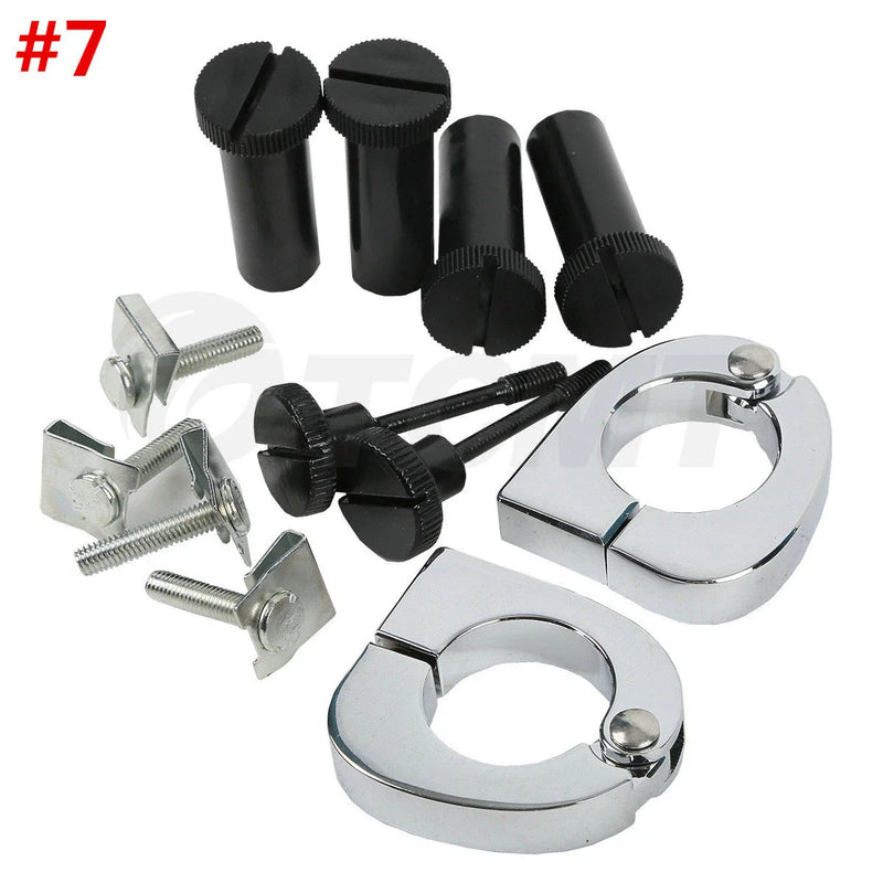 Harley FLHT Lower Vented Fairings w/ 6.5" Speakers (1989-2013)