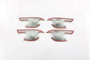 Honda Civic Sedan Carbon Fiber Look Door Handle Bowl Cover Trim (2022-2023)