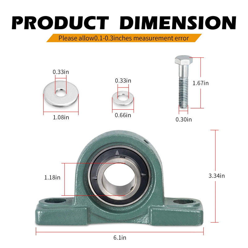 Polaris Ranger Crew 500 / 800 Front Prop Shaft Support Bearing