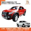 Ford Ranger UTE T6 PX1 Matte Black Fender Flare Wheel Arch (2012-2014)