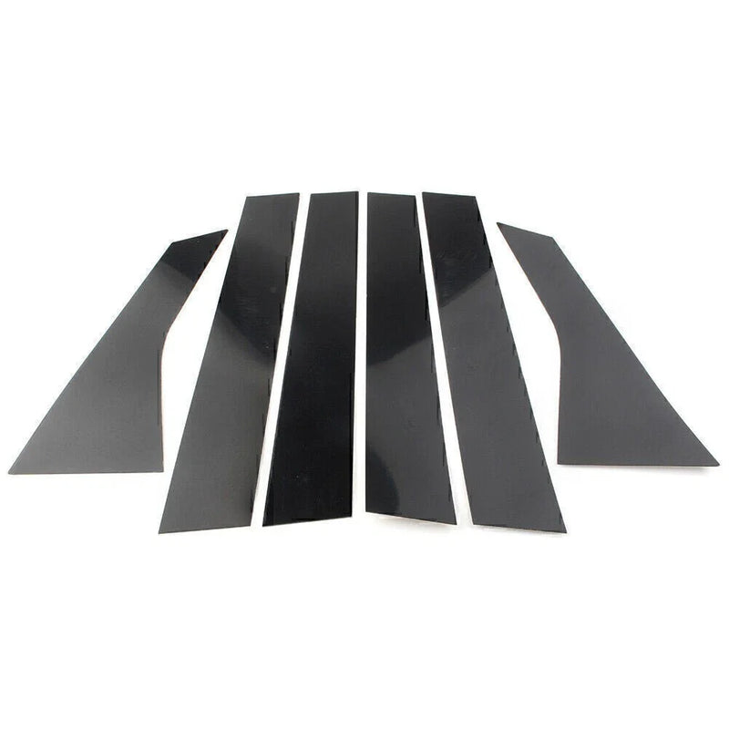 Honda Accord (2018-2020) Black Pillar Post Door Window Trim Covers