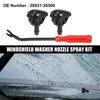 Nissan Frontier 3 x Front Windshield Washer Nozzles (1998-2004)