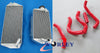 Suzuki RMZ450 Aluminum Radiator + Silicone Hose (2007)