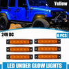 Jeep 6 x Car LED Underbody Wheel Lights (24V)