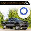Ford F-150 (2016-2021) Blue Headlight Control Switch Knob Cover Ring
