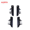 Honda Civic 4 x Outside Door Handle Smooth Black (2001-2005)