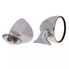 Mazda Familia 323 Capella RX2 RX3 RX4 R100 Chrome Fender Door Mirror Set