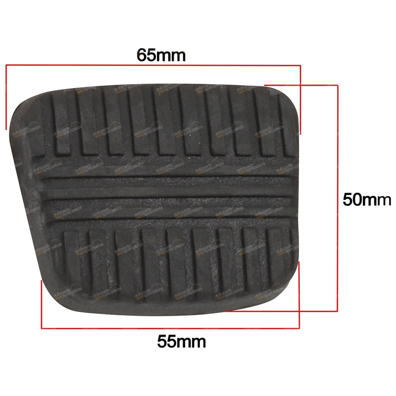 Ford Corsair UA Manual Rubber Brake or Clutch Pedal Pad (1989-1992)