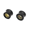 Motorcycle 4 x 12mm Inner Dia Black Metal Rear Wheel Damper Bush Bushing