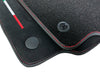 Ferrari 488 Spider Black Alcantara Floor Mats (2015-2020)