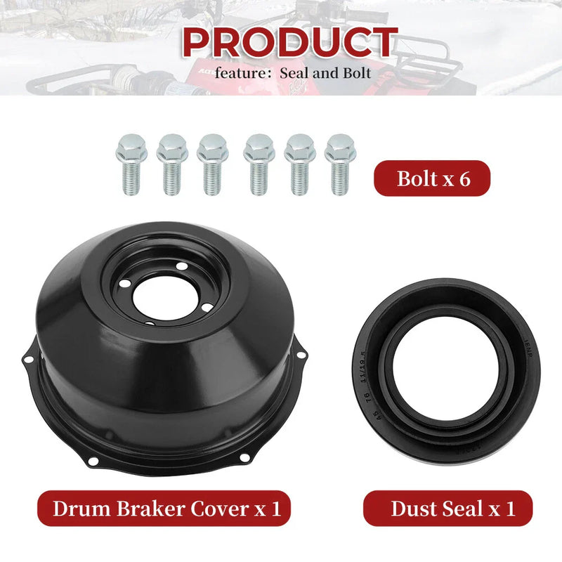 Honda TRX300 / 300FW Rear Brake Drum Cover & Seal Bolts (1988–2000)