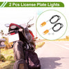 Car Motorcycle 2 x 12V / License Plate Light Led Tag Lamp