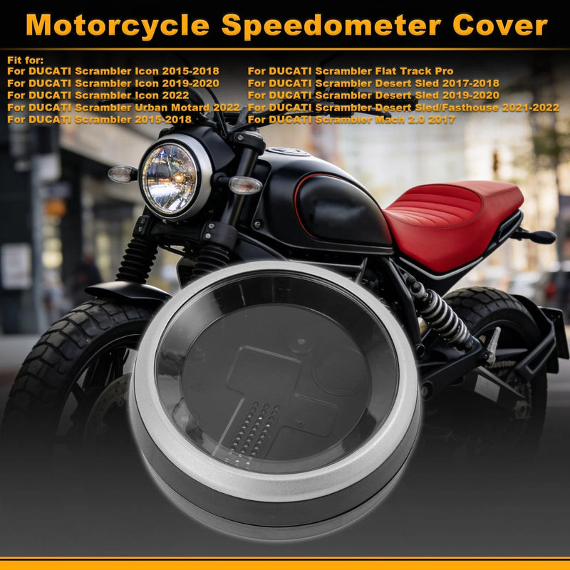 DUCATI Scrambler Icon Speedometer Gauge Cover Plastic (2015–2018)