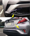 2017-2019 Toyota C-HR Front & Rear Fog Light Covers (2017-2019)