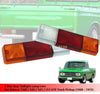 Datsun 1300 / 520 / 521 J13 2 x Tail Light Lens (1968-1972)
