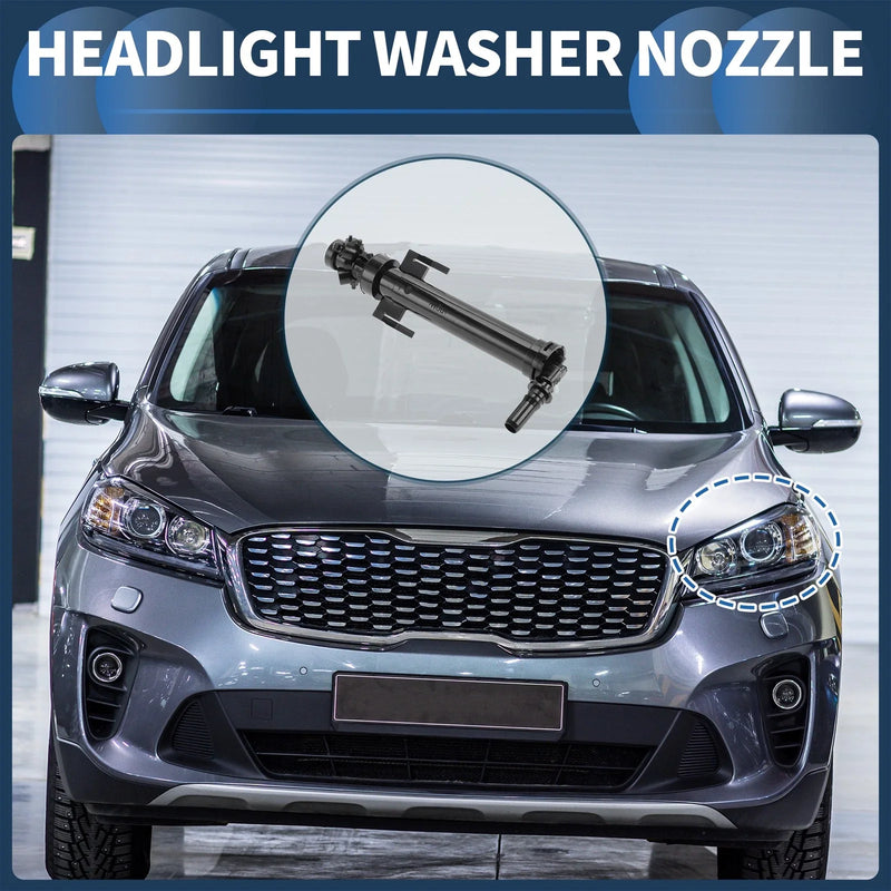 BMW 328i Front Driver Side Headlight Washer Nozzle (2011 - 2016)