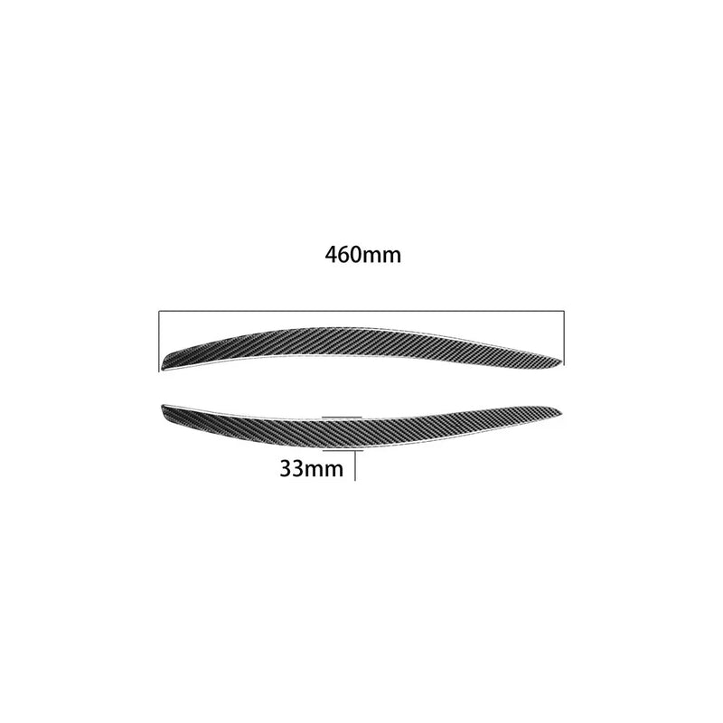 2006-2012 BMW E92 E93 Front Headlight Eyebrow Trim (2006-2012)
