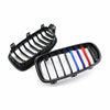 BMW 3-Series F30 / F31 / F35 Gloss Black & M Color Kidney Grille Cover Trim (12-18)