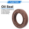 Make Model Oil Seal 25x42x7mm Brown FKM Rotary Shaft Seal 2 x